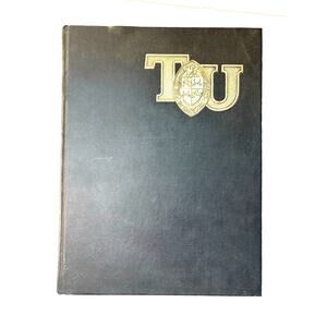 1968 Tulane University Vintage Yearbook Louisiana Embossed Cover